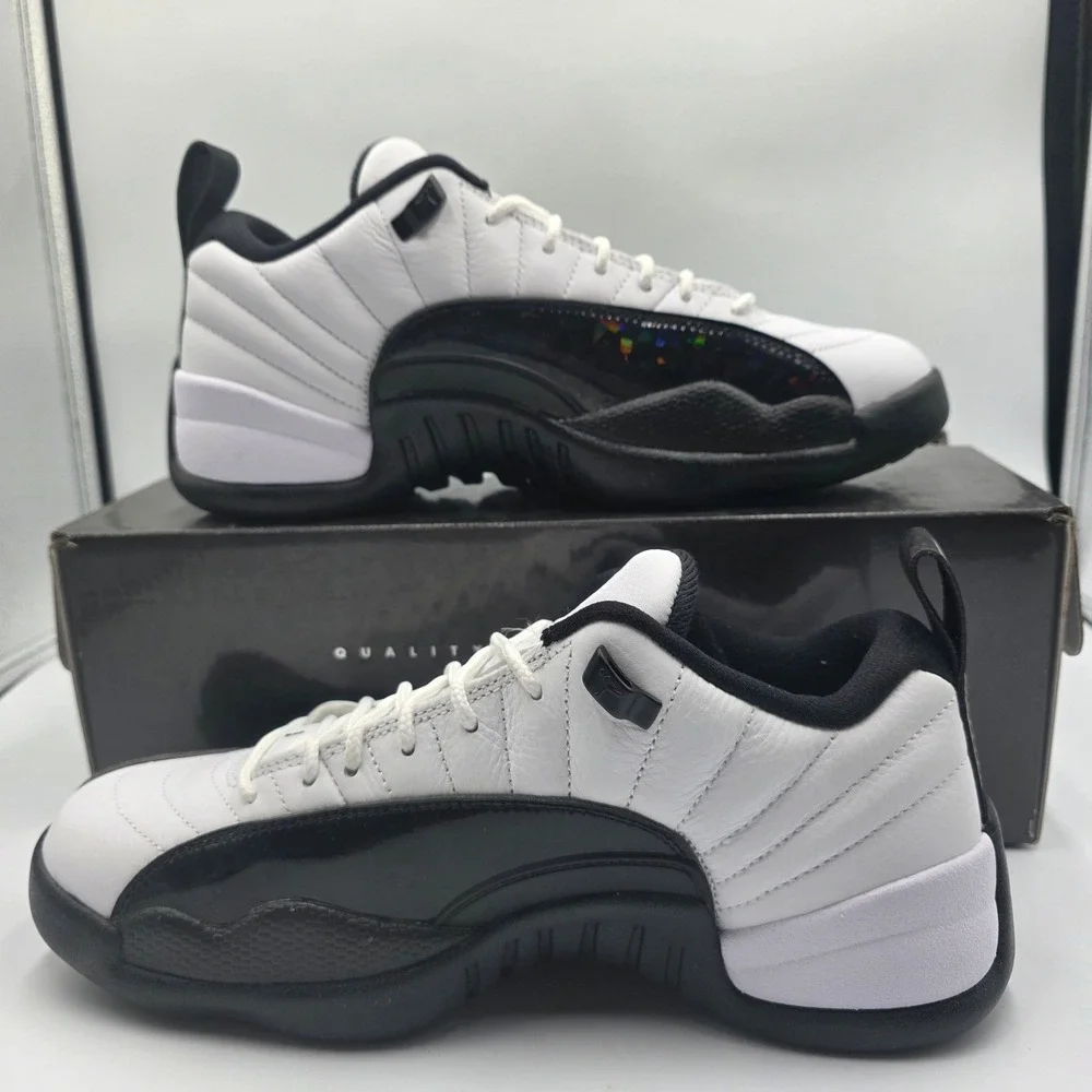Jordan 12 Retro Low GC 25 Years in China White Black DO8726-100 Mens Size 8